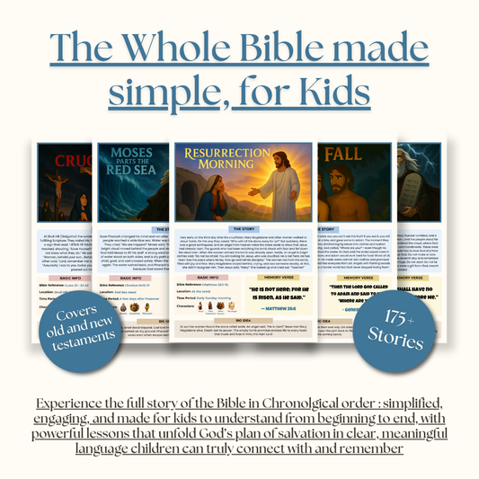 The Entire Bible Made Simple For Kids