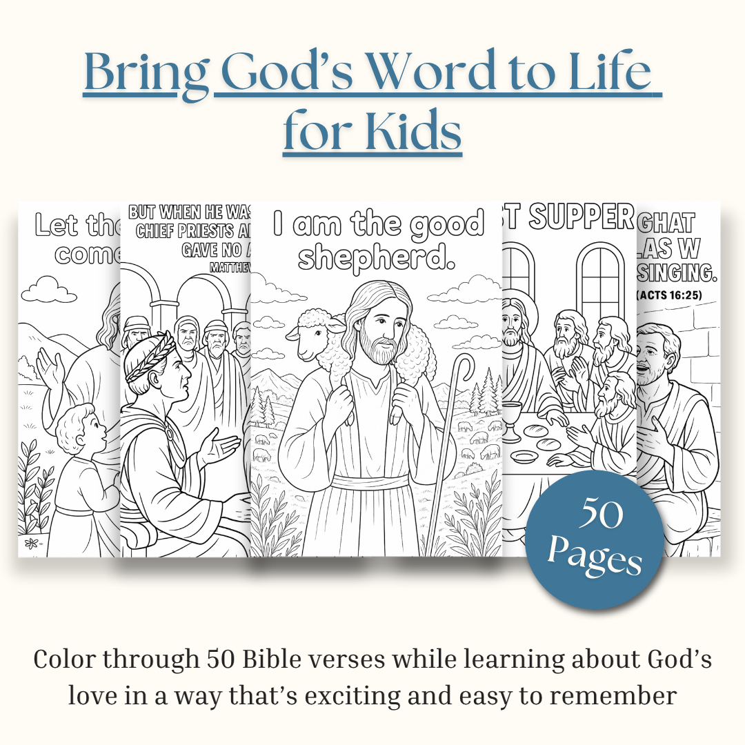 Biblical Coloring Book For Kids