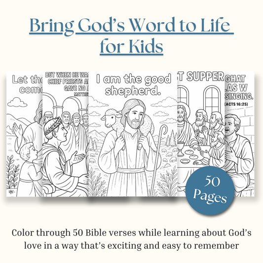 Biblical Coloring Book For Kids
